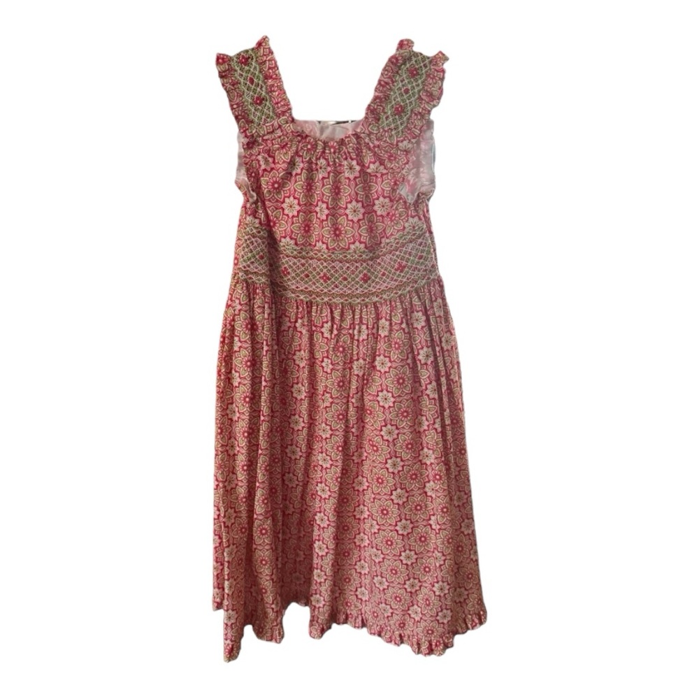 Anavini Hand Smocked Girls Size 6 Dress